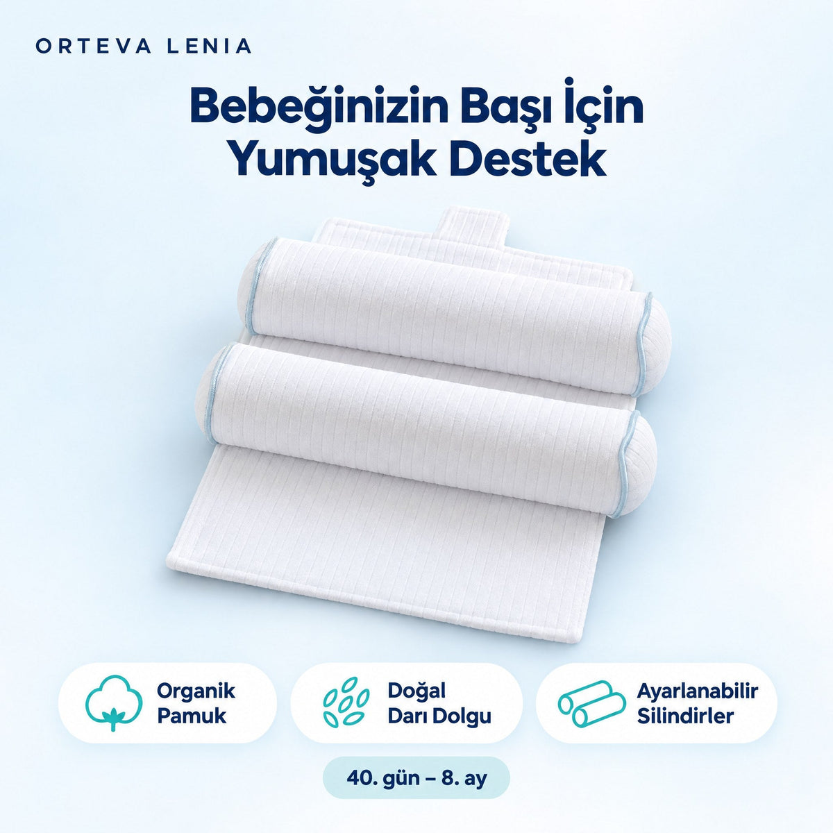ORTEVA LENIA bebek baş destek yastığı